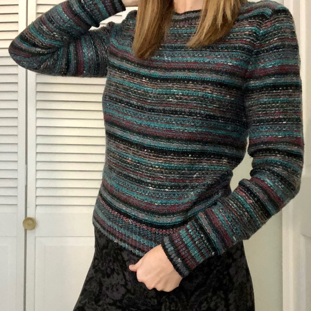 VINTAGE Liz Claiborne Striped Sweater